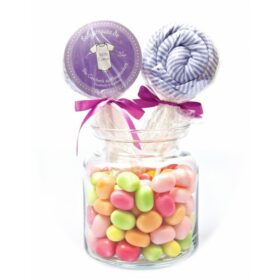 Babylolli lila - Das kreative Geschenk für Babys